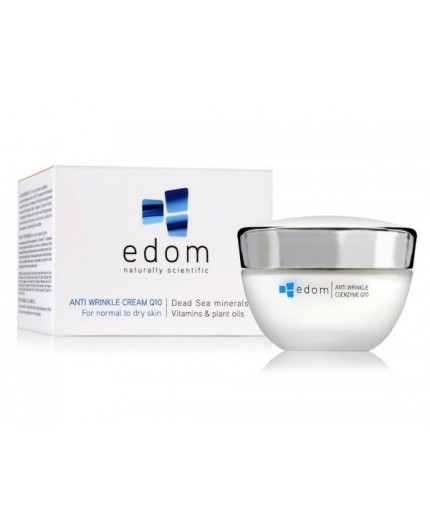 EDOM sejas krēms pret grumbām ar Q10 normālai un sausai ādai 50ml.