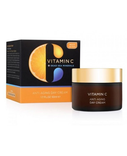 "EDOM" VITAMIN C ādu balinošs pretgrumbu dienas krēms 50 ml.
